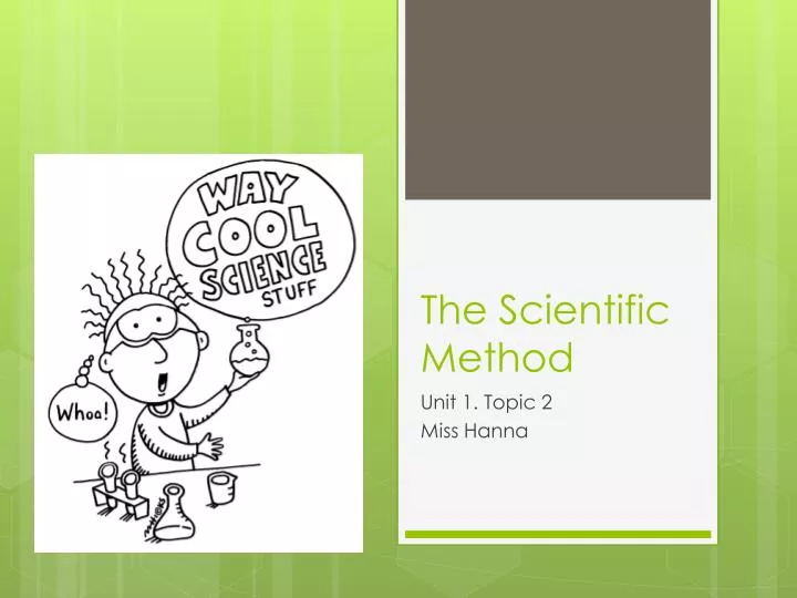 the scientific method