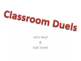 John Neal &amp; Kalli Smith