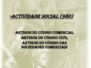 actividade social 980