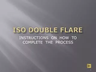 ISO DOUBLE FLARE