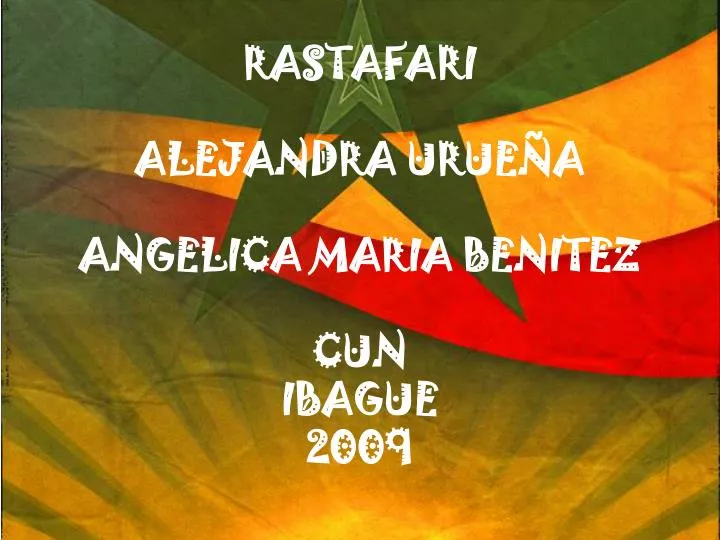 rastafari alejandra urue a angelica maria benitez cun ibague 2009