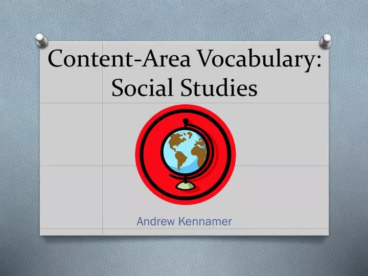 content area vocabulary social studies