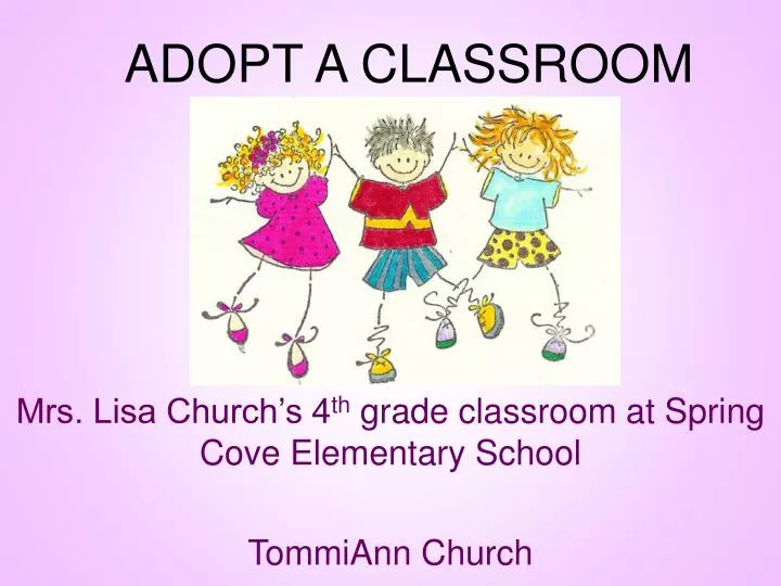 adopt a classroom