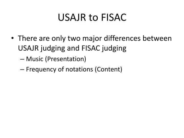 usajr to fisac