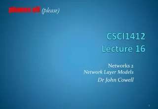 csci1412 lecture 16