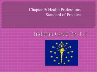 Indiana Code 25-1-9
