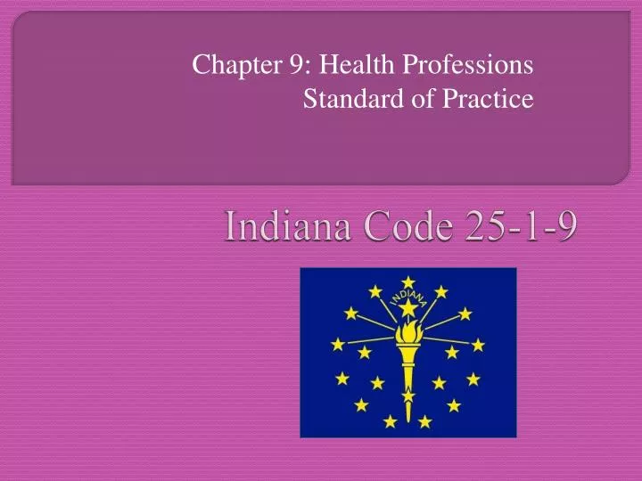 indiana code 25 1 9