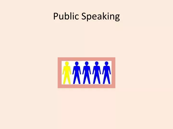 public speaking