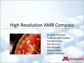 High Resolution AMR Compass
