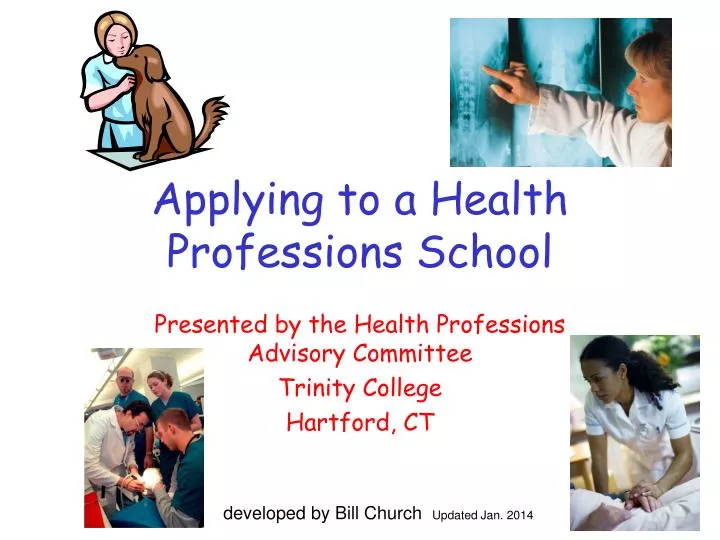applying to a health professions school