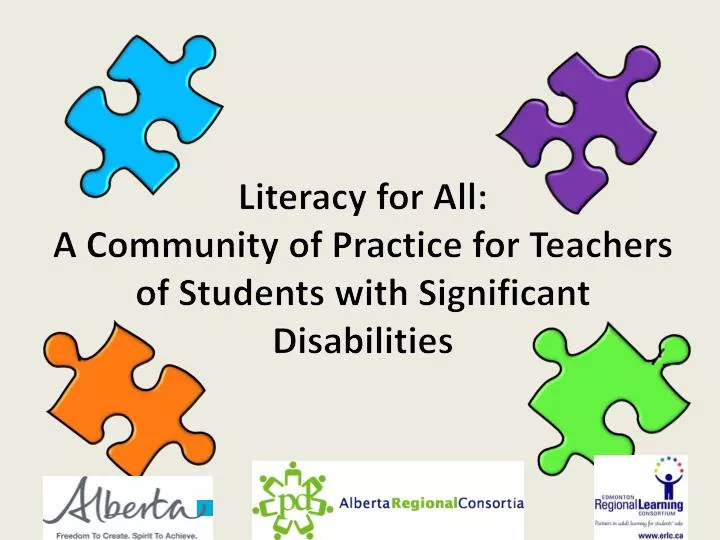 literacy for all a community of practice for teachers of students with significant disabilities