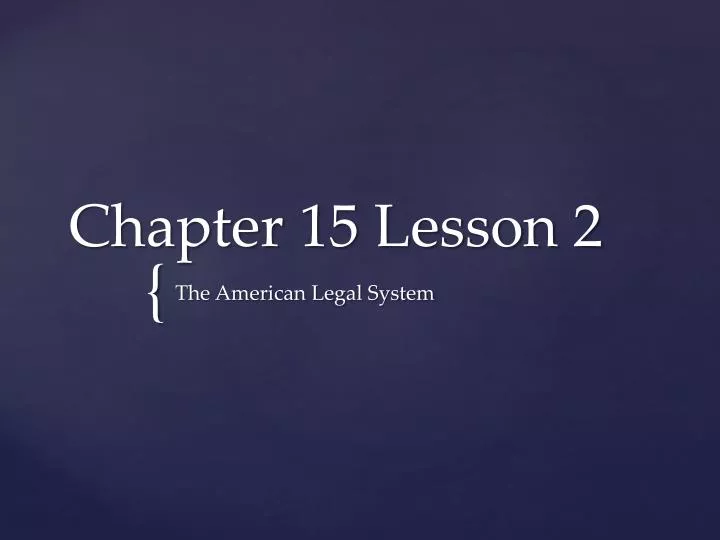 chapter 15 lesson 2