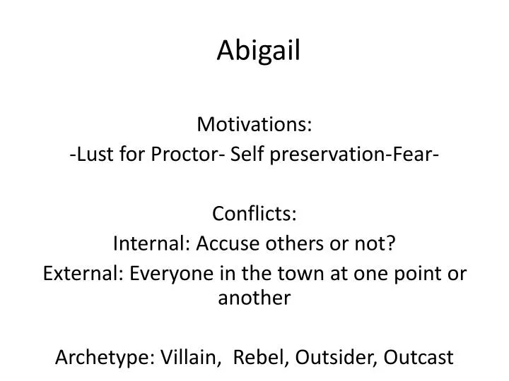 abigail