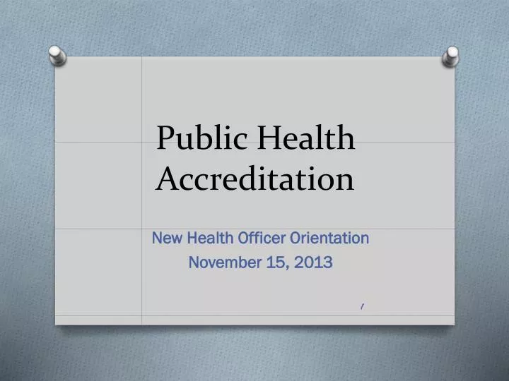 public health accreditation
