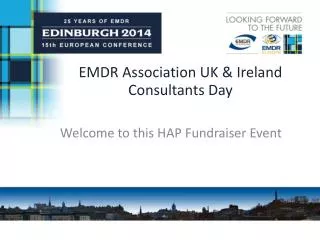 EMDR Association UK &amp; Ireland Consultants Day