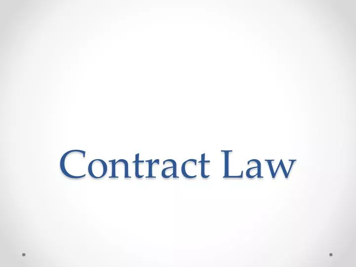 contract law