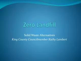 Zero Landfill