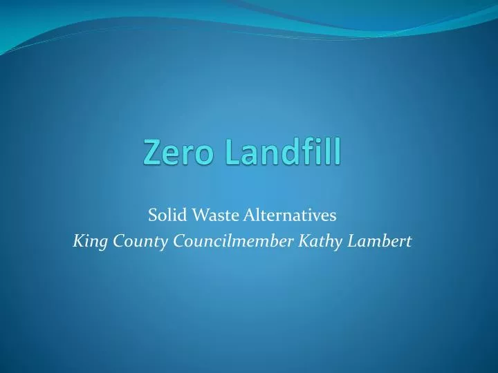 zero landfill