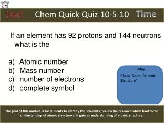 Chem Quick Quiz 10-5-10