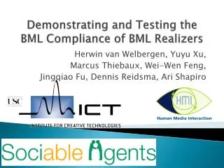 Demonstrating and Testing the BML Compliance of BML Realizers