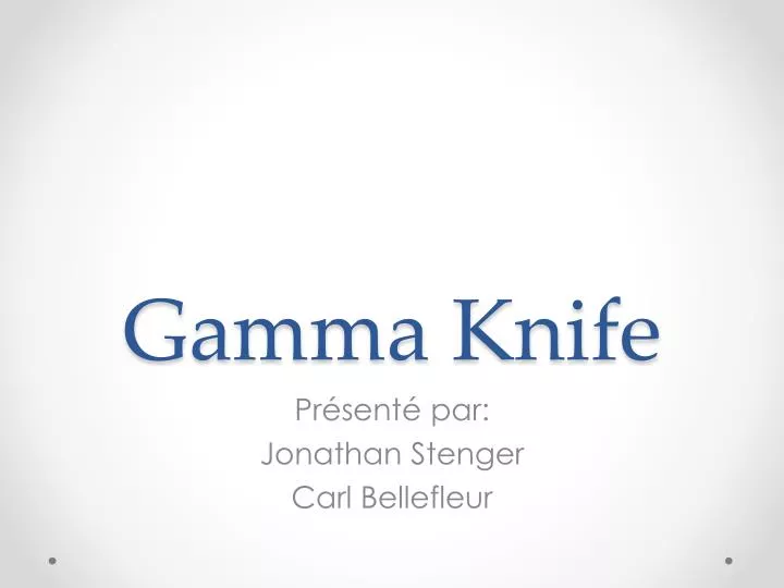 gamma knife