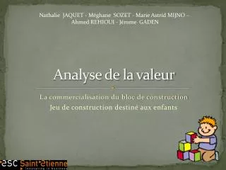analyse de la valeur