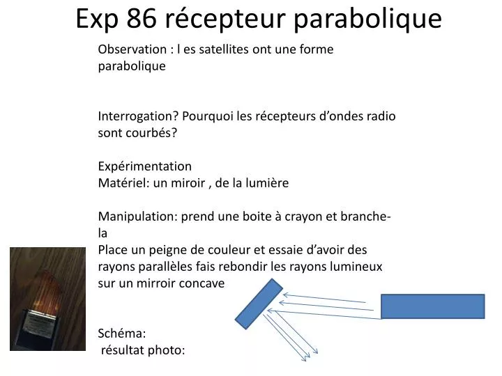 exp 86 r cepteur parabolique