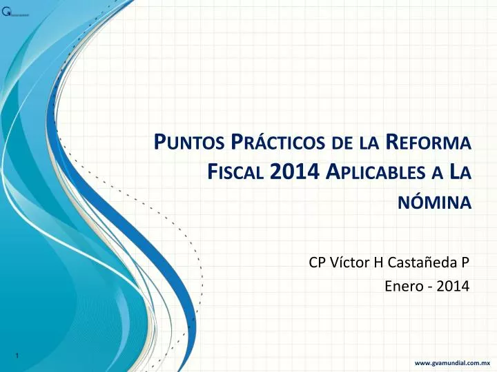 puntos pr cticos de la reforma fiscal 2014 aplicables a la n mina