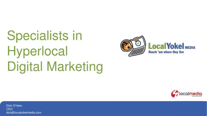 specialists in hyperlocal digital marketing