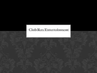 Club Rax Entertainment