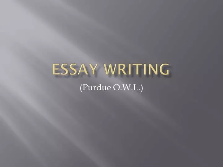 essay writing