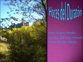 hoces del durat n