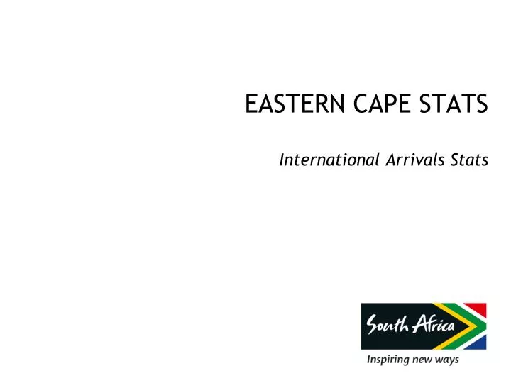 eastern cape stats international arrivals stats