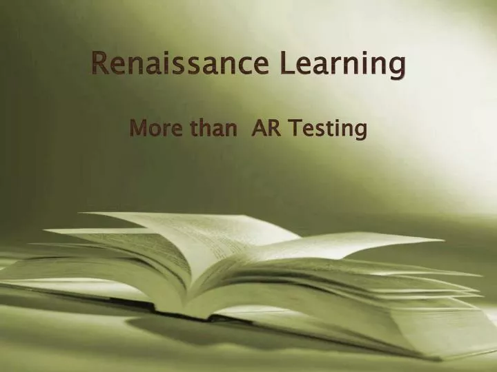 renaissance learning