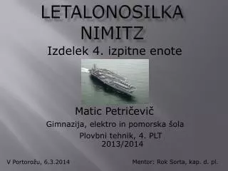 letalonosilka nimitz