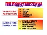 FIRE PROTECTION SYSTEM - slide 1