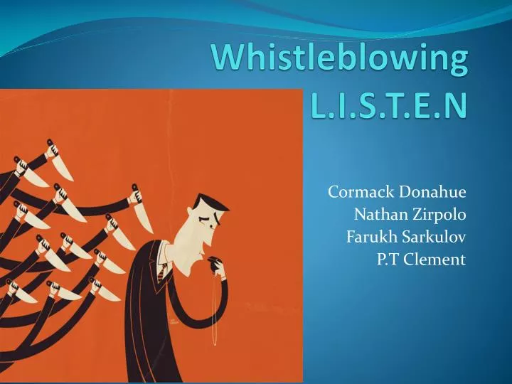 whistleblowing l i s t e n