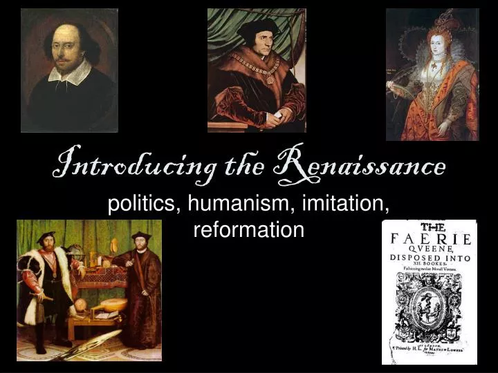 introducing the renaissance