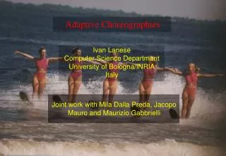 Adaptive Choreographies
