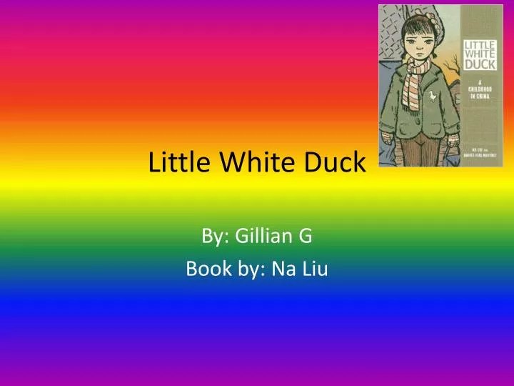 little white duck