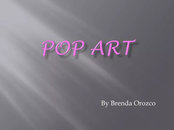 pop art
