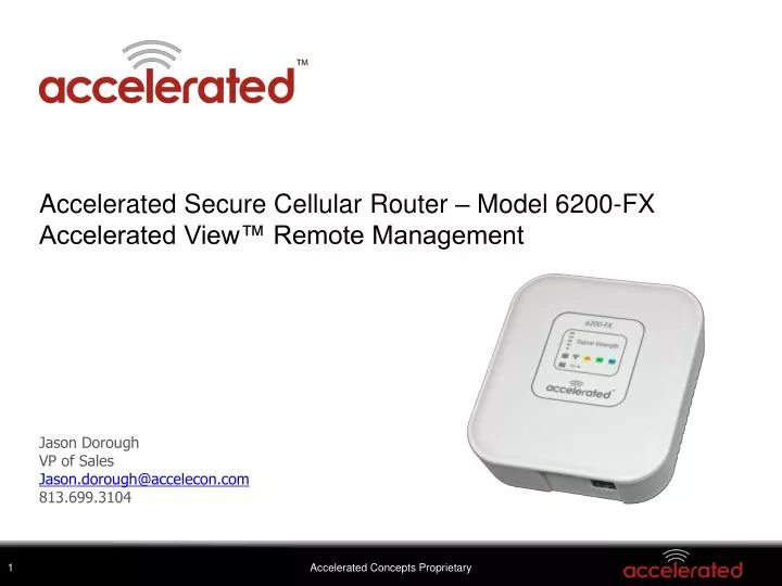 accelerated secure cellular router model 6200 fx accelerated view remote management
