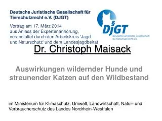dr christoph maisack