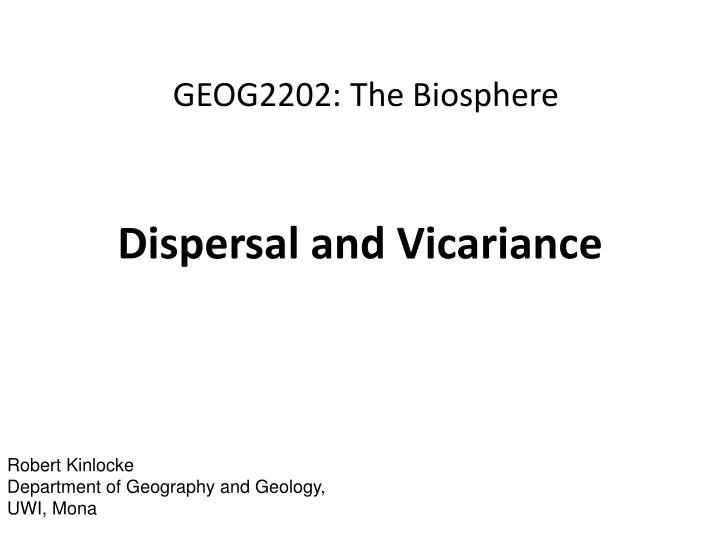 geog2202 the biosphere