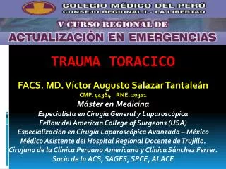 trauma toracico