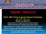Trauma toracico - slide 1