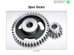 Spur Gears - slide 1