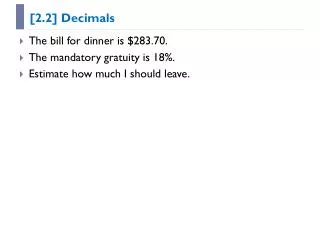 [2.2] Decimals