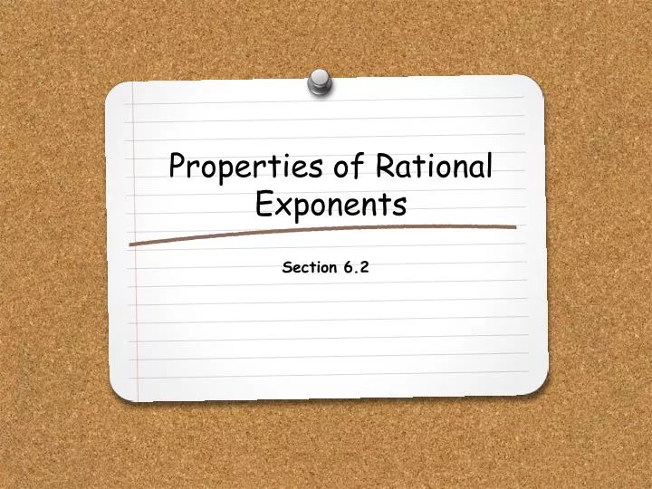 properties of rational exponents