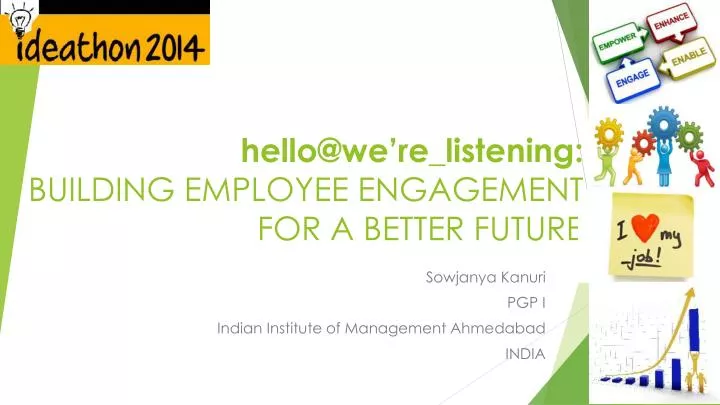 hello@we re listening building employee engagement for a better future